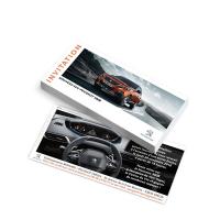Création de cartons d'invitation pour lancement commercial SUV PEUGEOT 3008